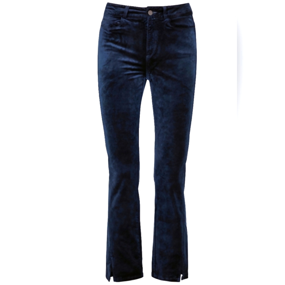 Paige Cindy Blue Velvet Jeans